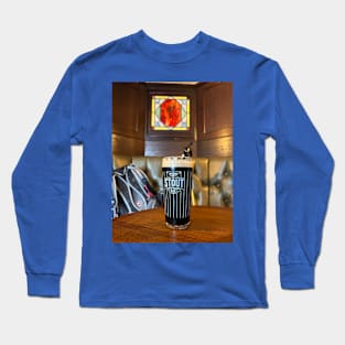 J W Lees Stout in Red Lion Withington Manchester Long Sleeve T-Shirt